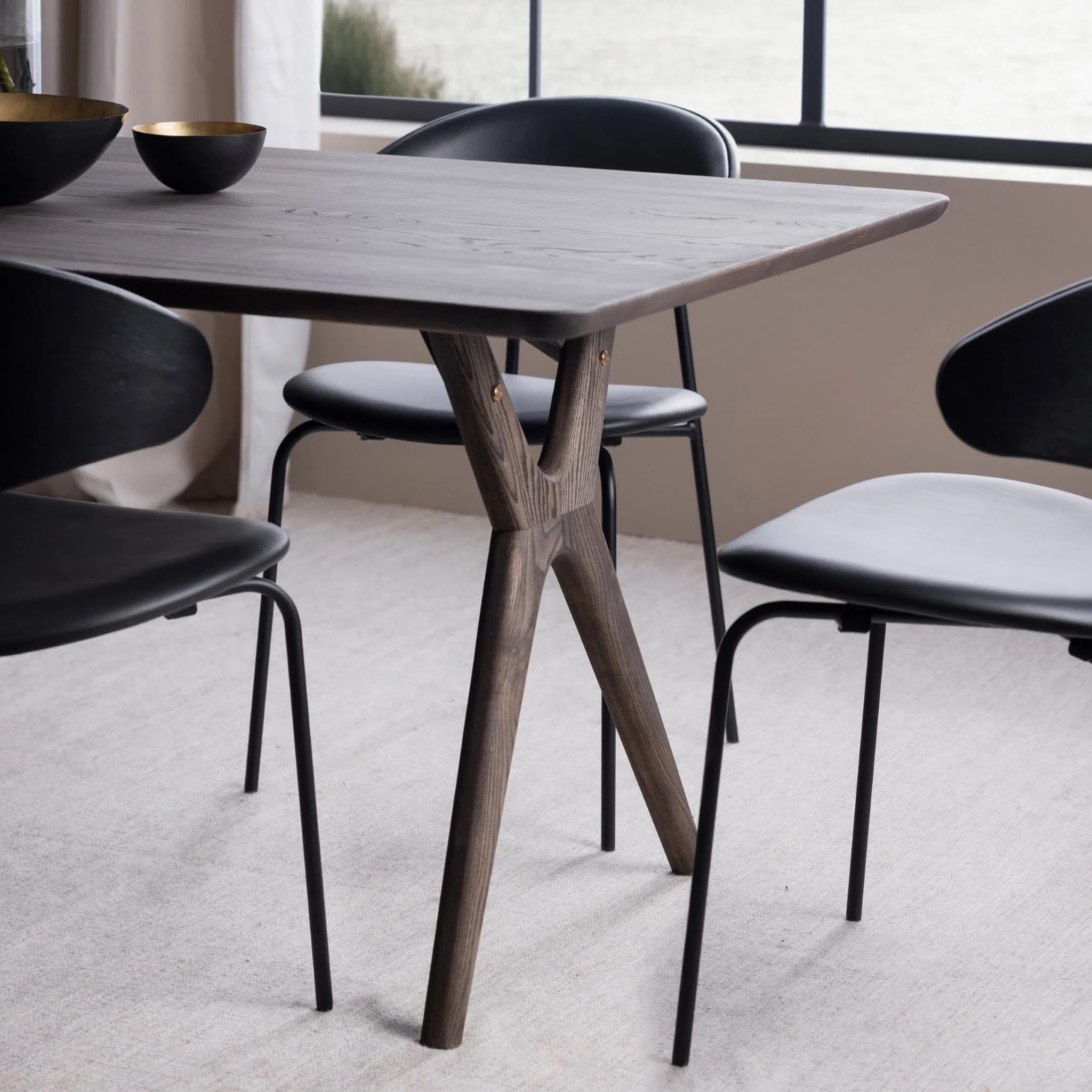 AMELIA Solid Wood Dining Table - Image 4