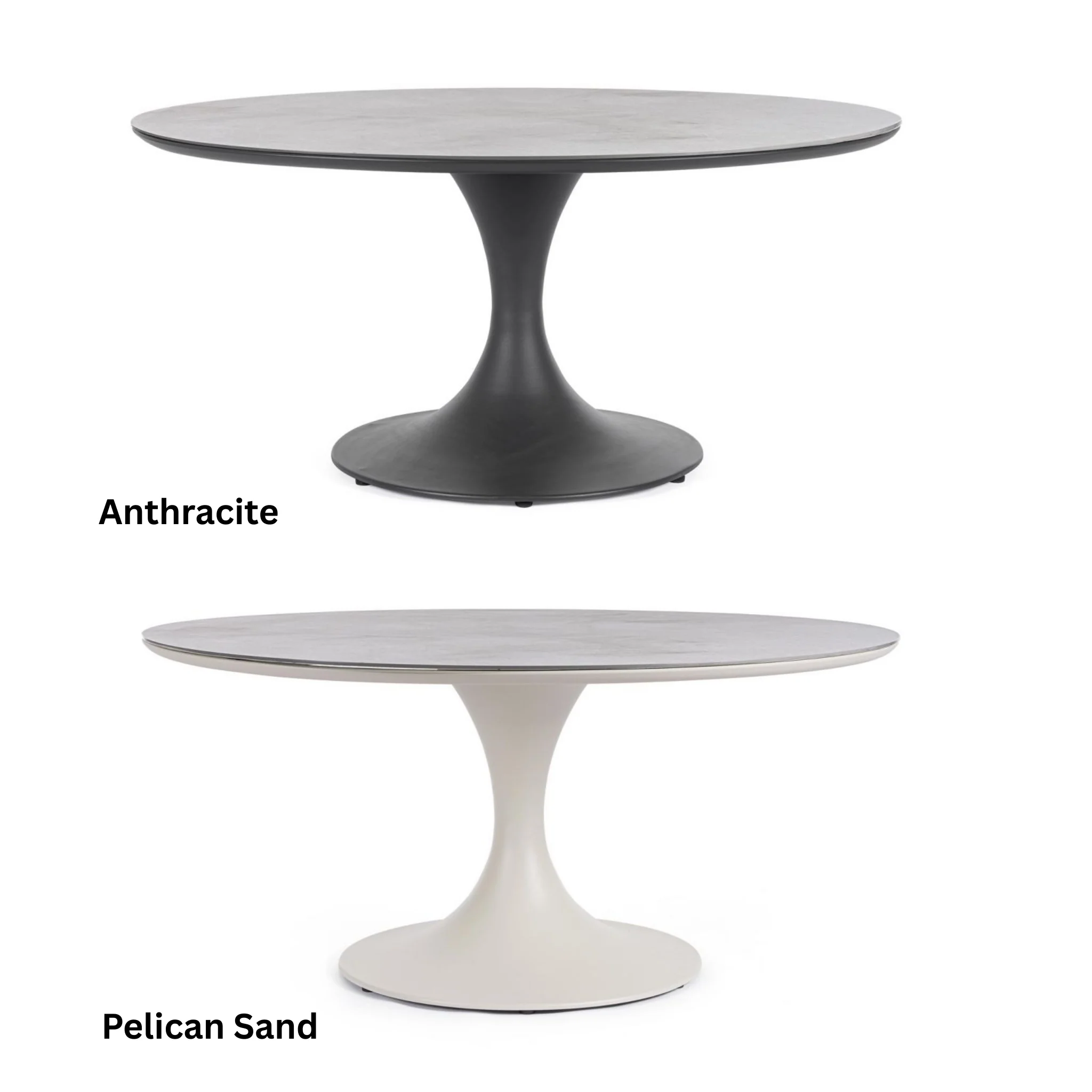 ARNOLD Round Sintered Stone Outdoor Dining Table - Image 13