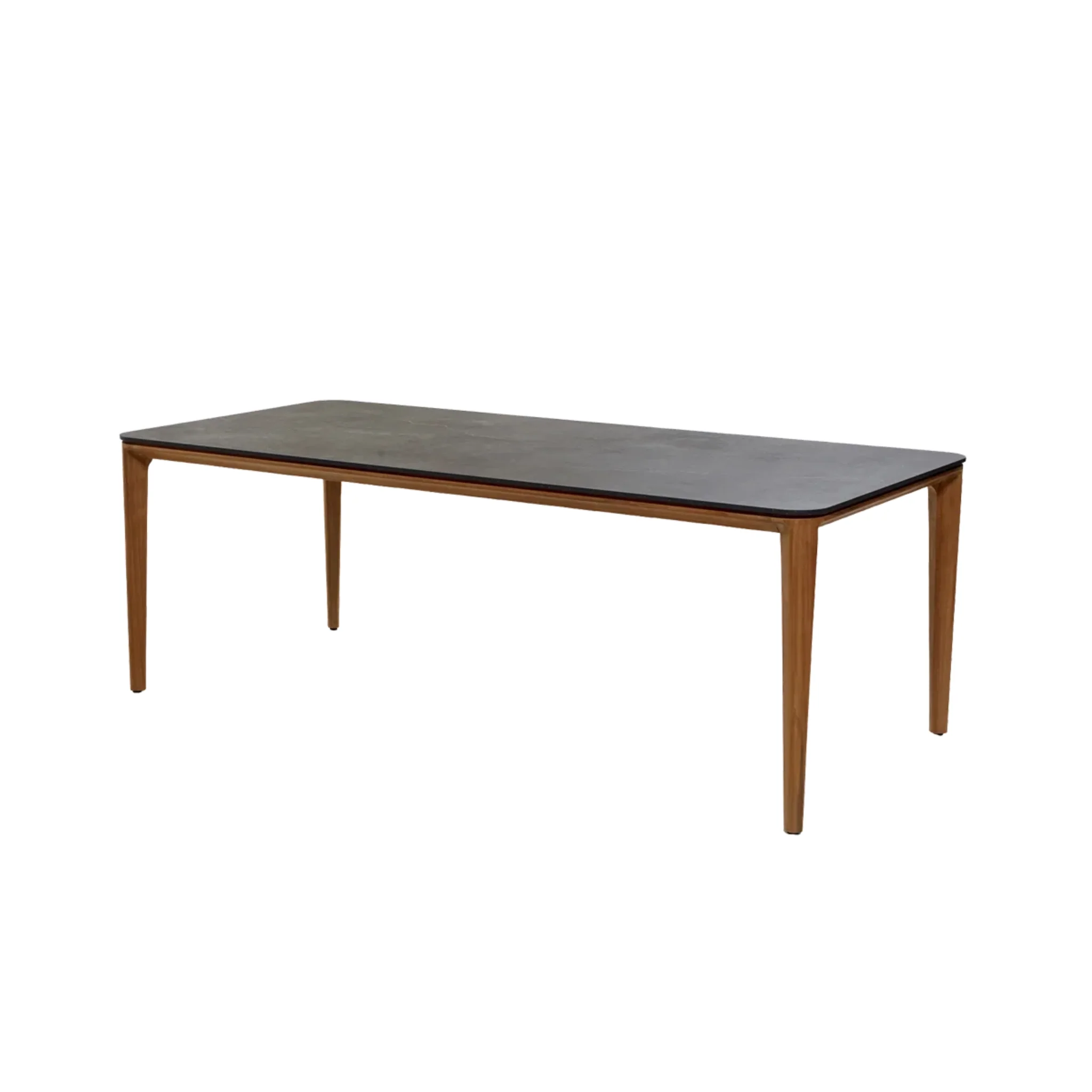 ASPECT Large Outdoor Dining Table - Teak & Ceramic - Image 9