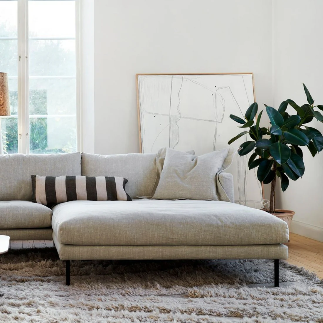 BRITT L-Shaped Chaise Longue Sofa - Image 3