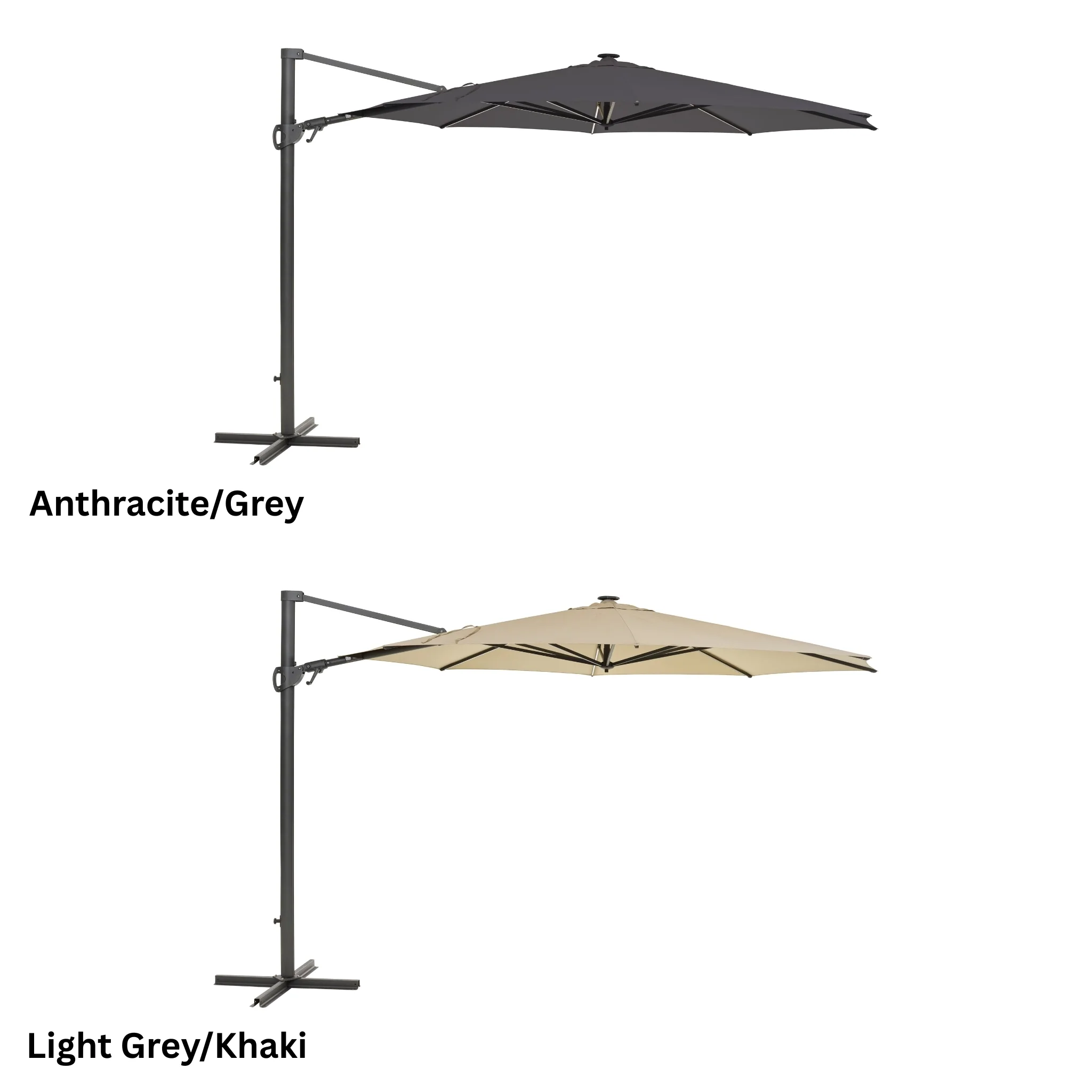 CILENTO Parasol with built-in LED Lights - Image 12