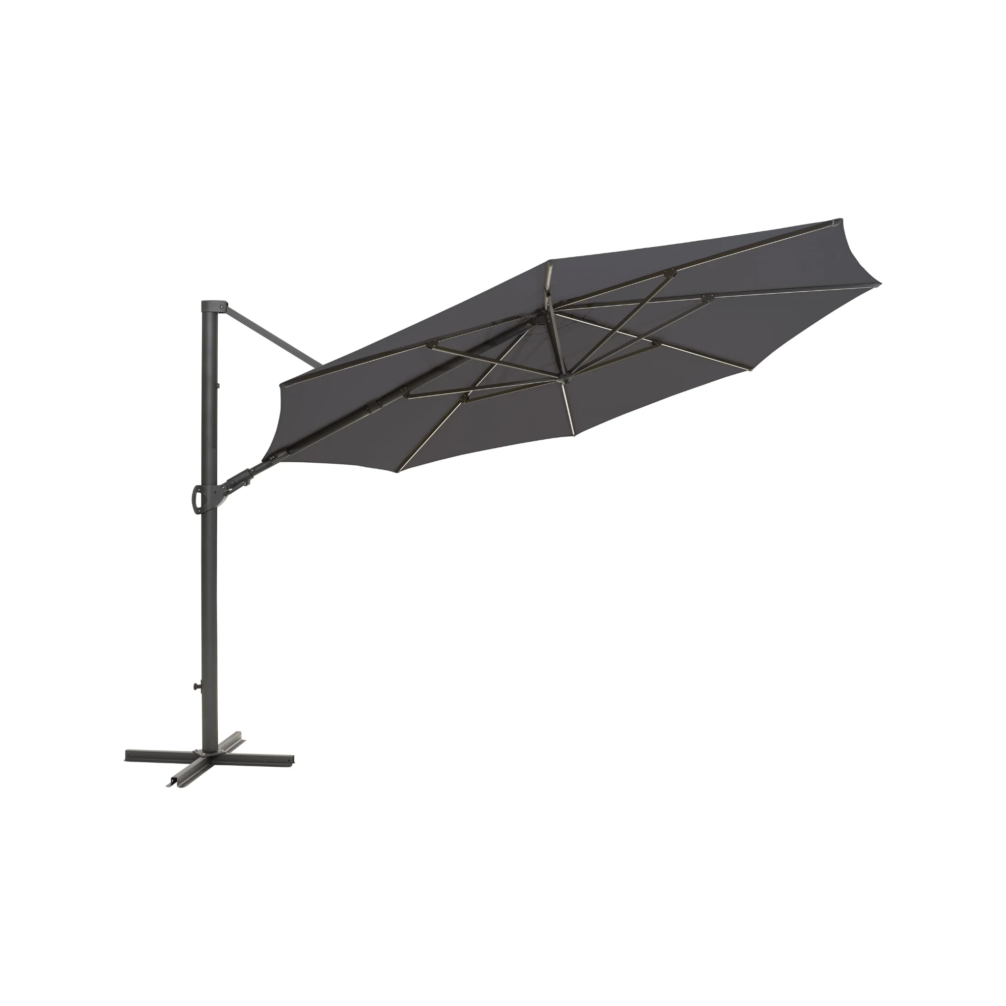 CILENTO Parasol with built-in LED Lights - Image 9