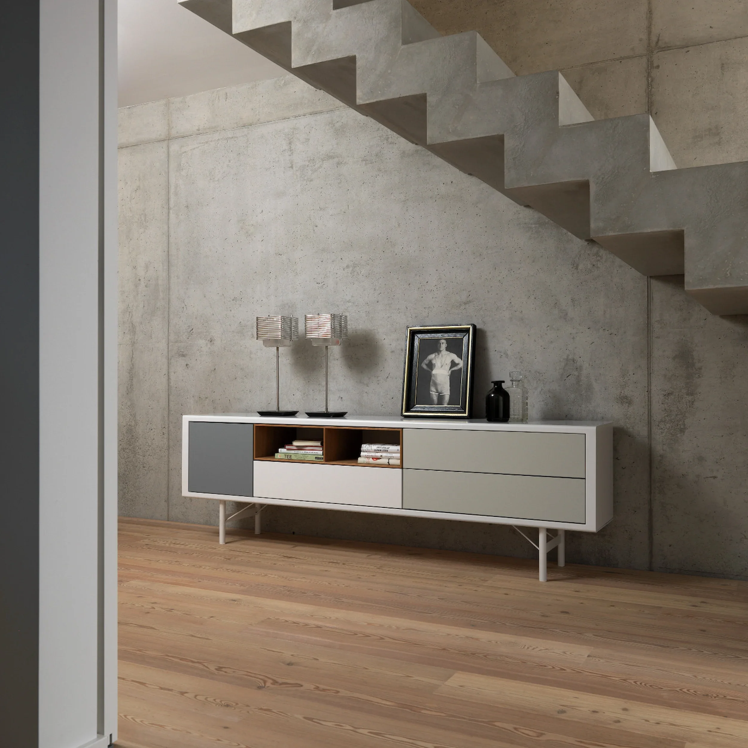 S36 Modular Metal Sideboard - Image 3