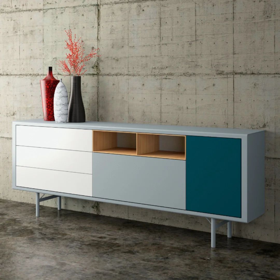 S36 Modular Metal Sideboard - Image 4