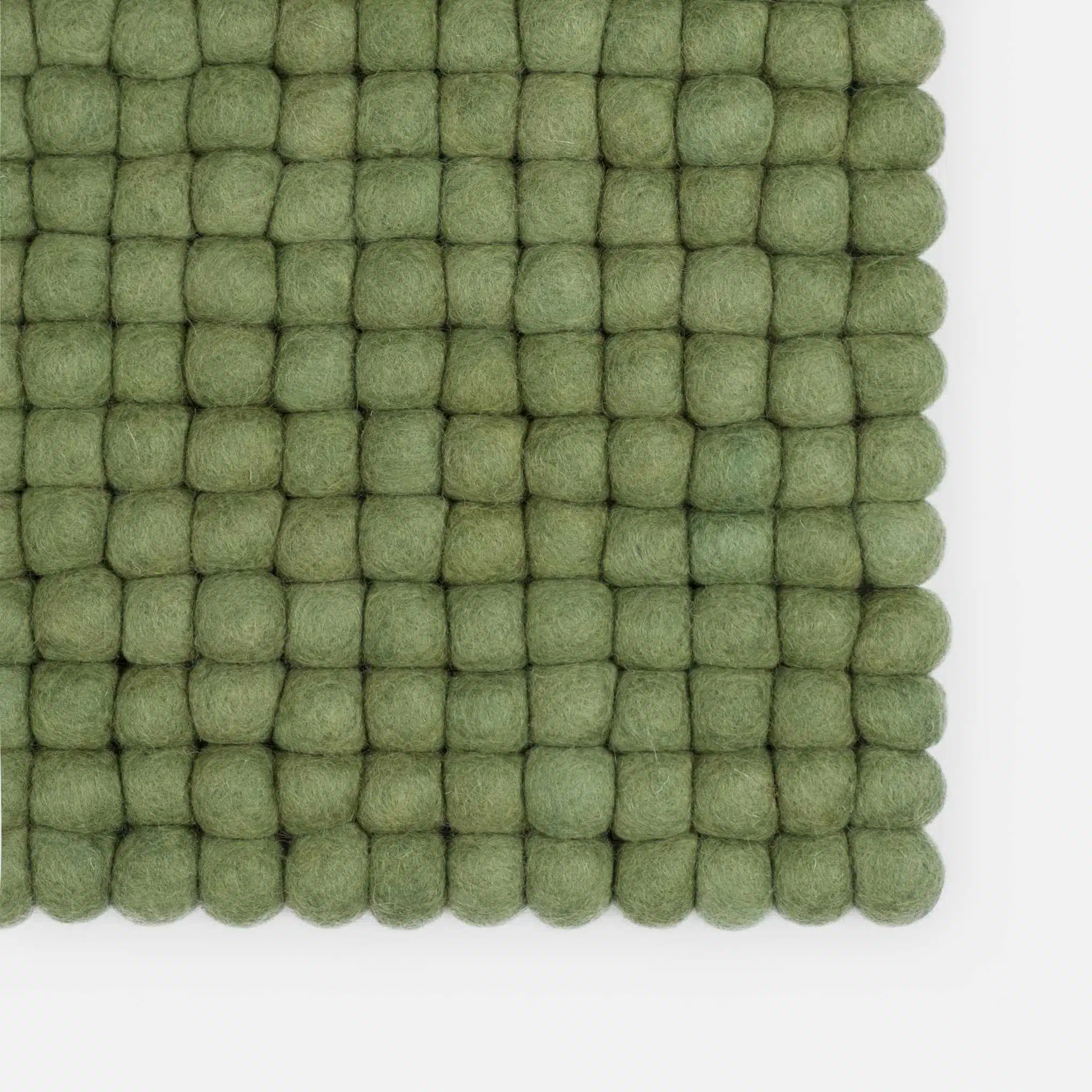 KASPAR Felt Ball Rectangular Rugs - Image 3