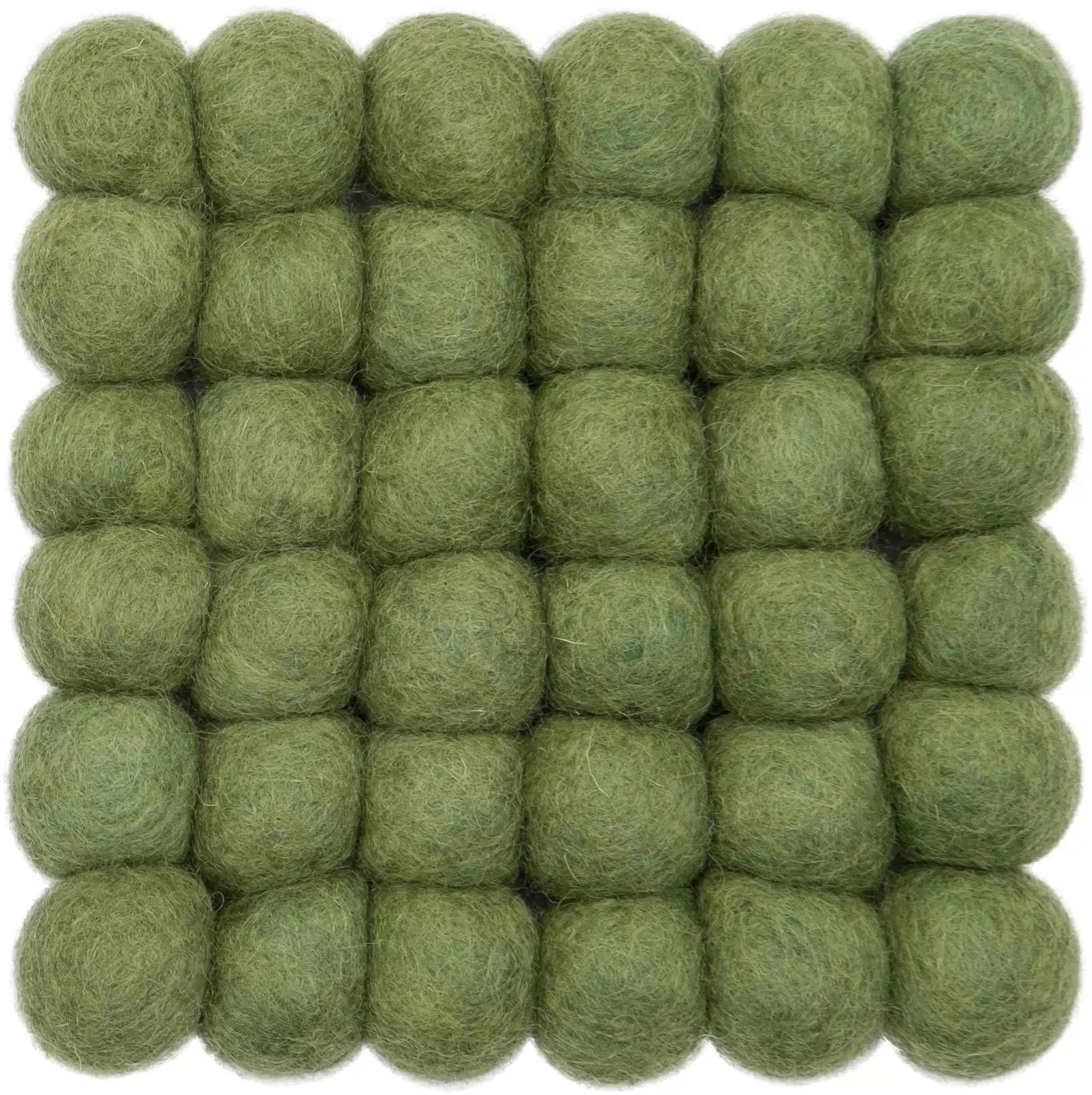 KASPAR Felt Ball Rectangular Rugs - Image 6