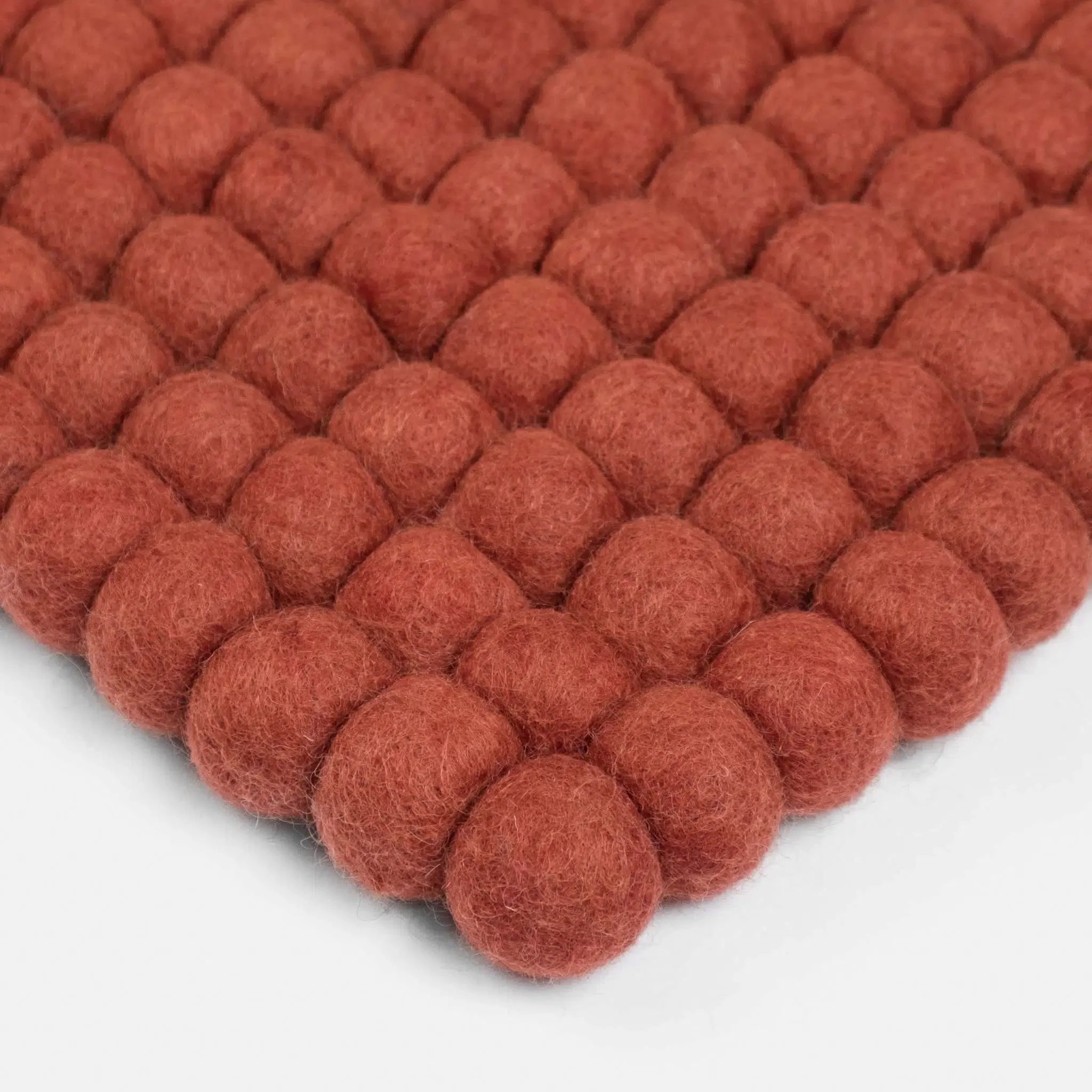 LORA Felt Ball Rectangular Rugs - Image 5