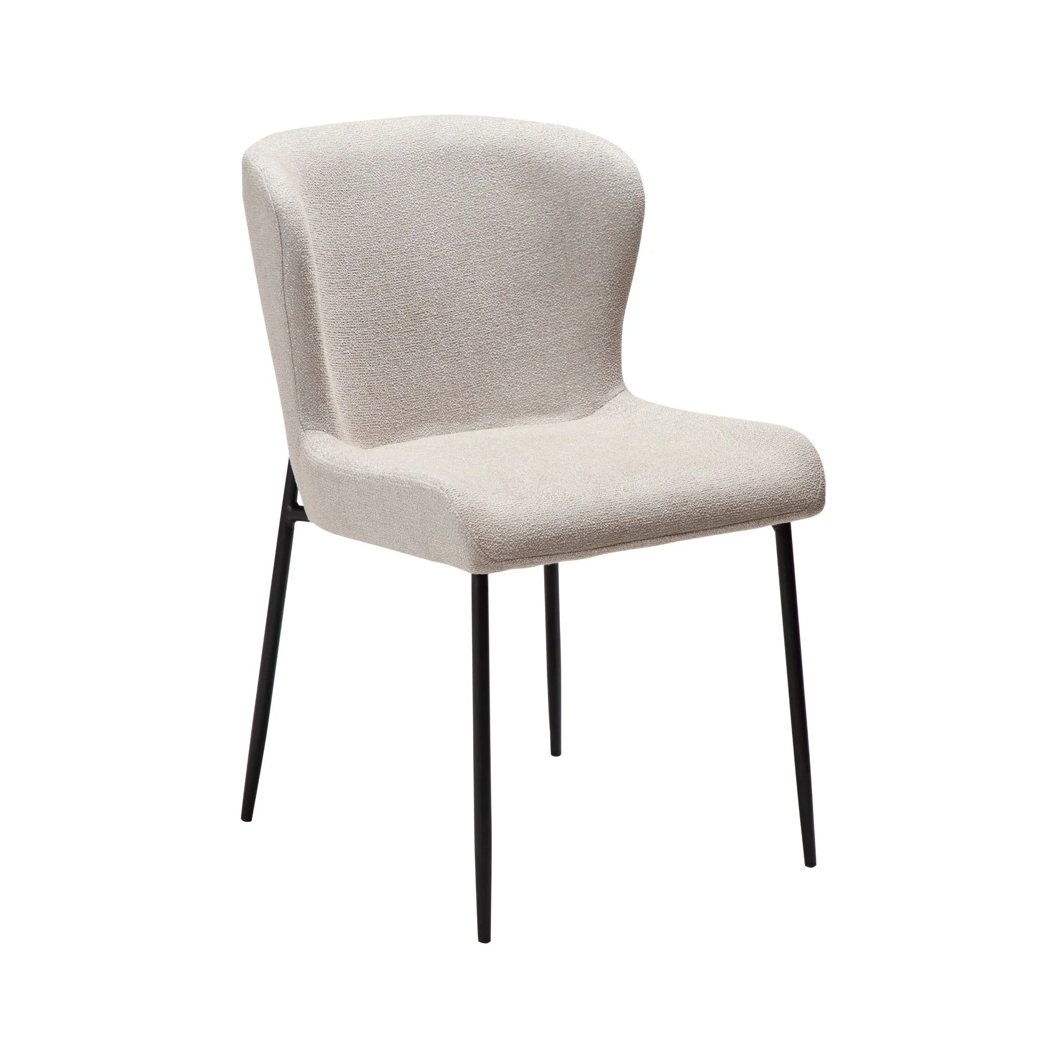 GLAM Dining Chair - Fabric, Metal Legs - Image 13
