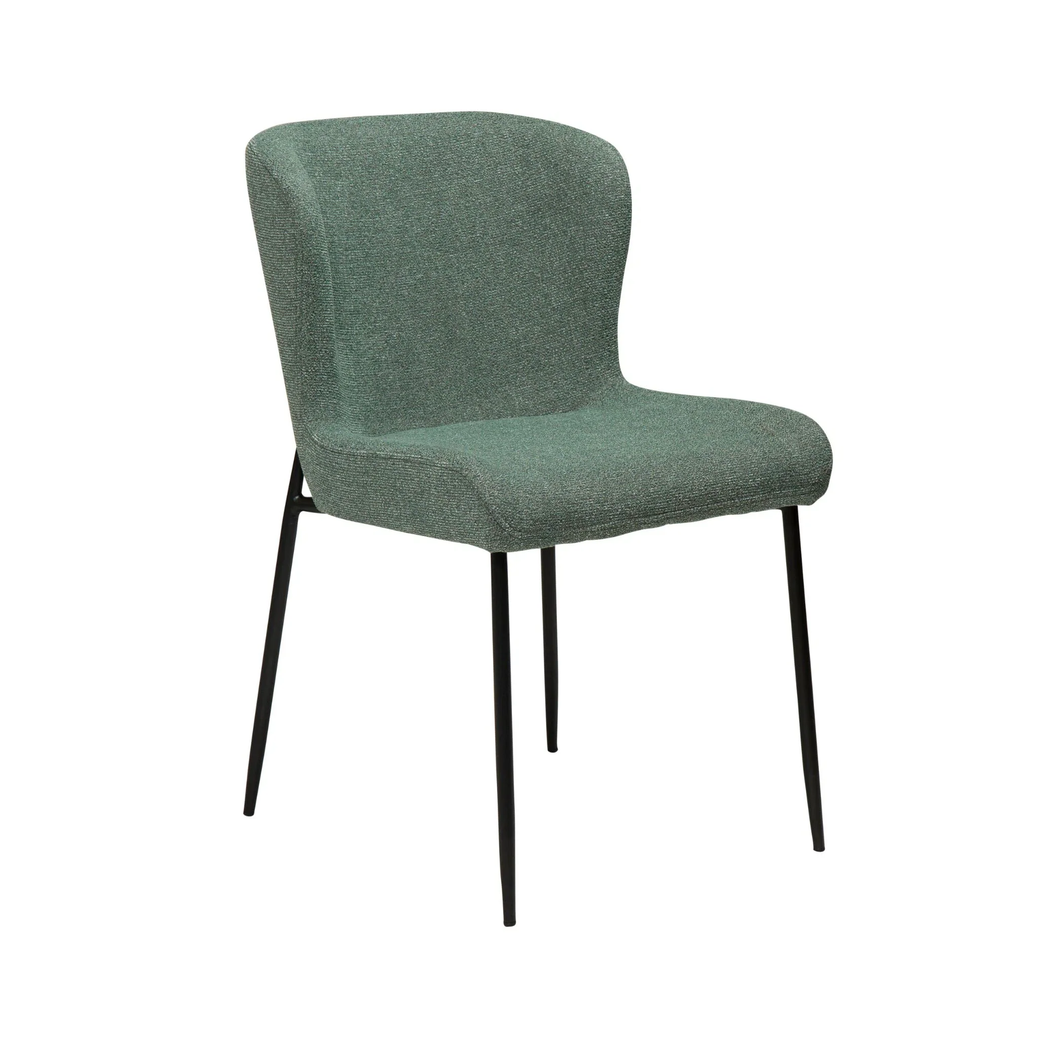 GLAM Dining Chair - Fabric, Metal Legs - Image 14