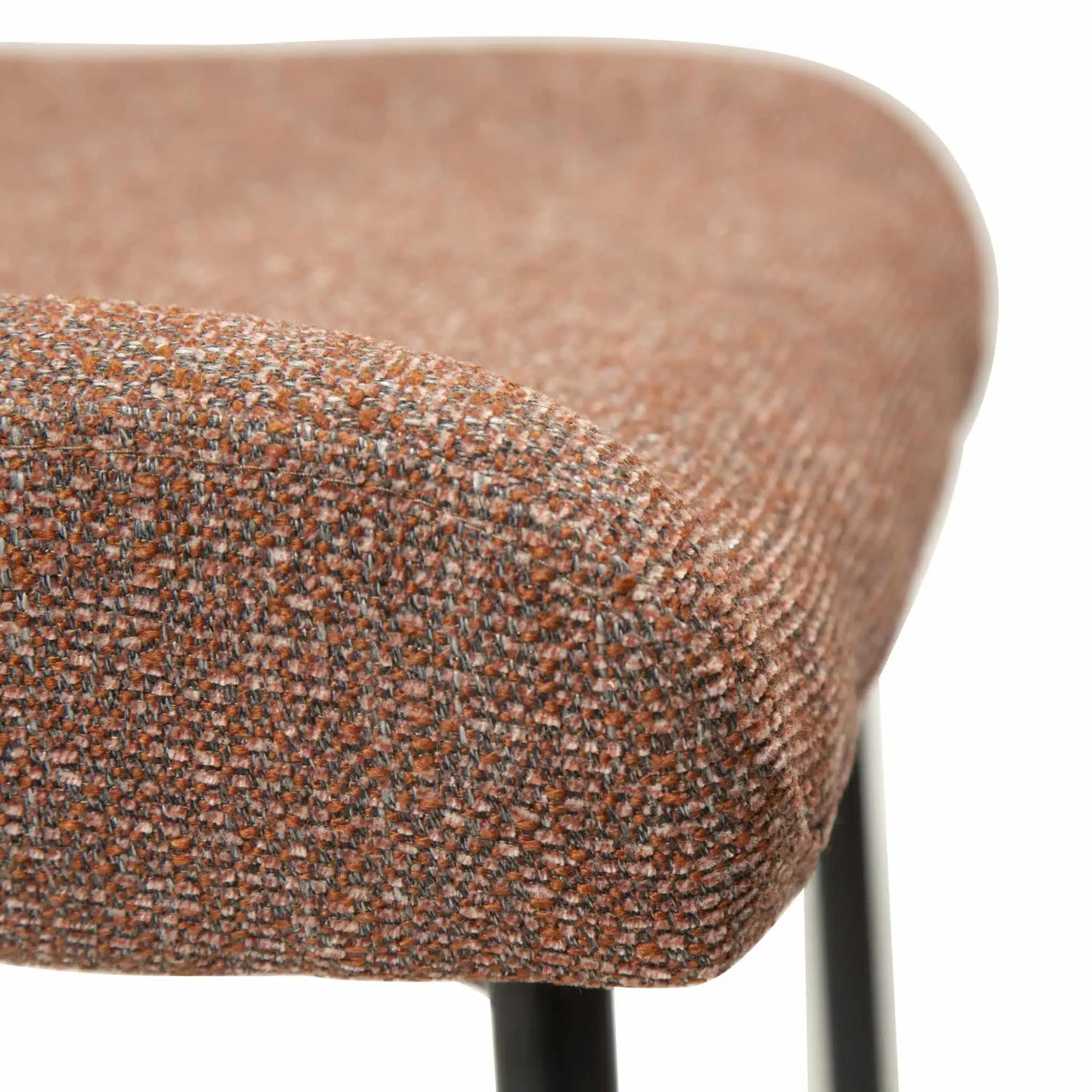 GLAM Dining Chair - Fabric, Metal Legs - Image 6