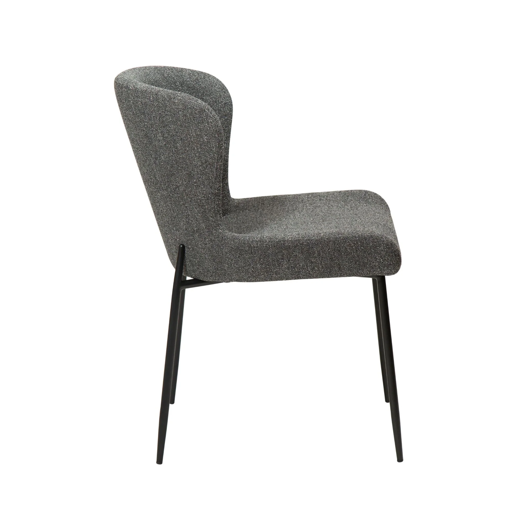 GLAM Dining Chair - Fabric, Metal Legs - Image 9