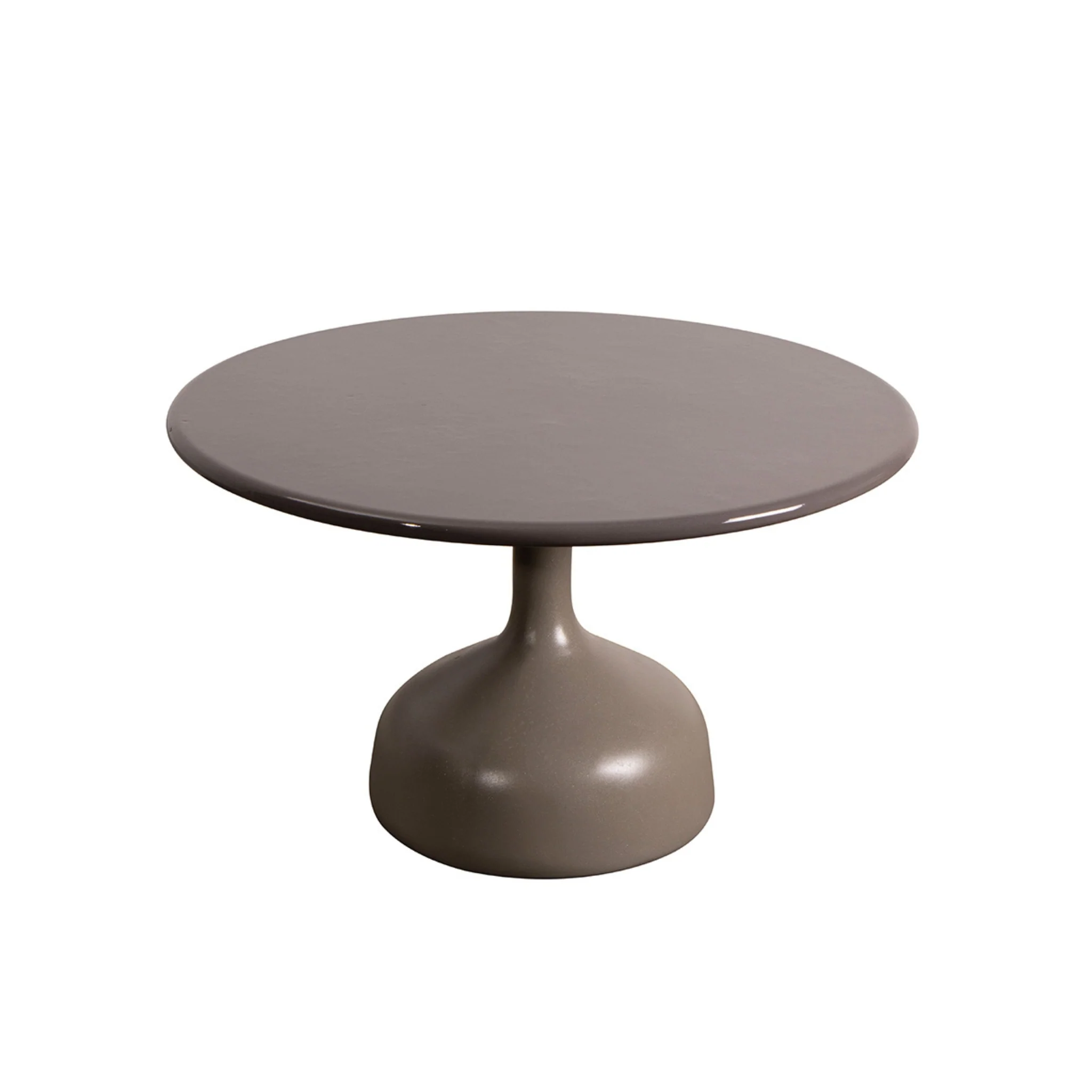 GLAZE Round Outdoor Coffee Table / Side Table - Stone & Aluminium - Image 13