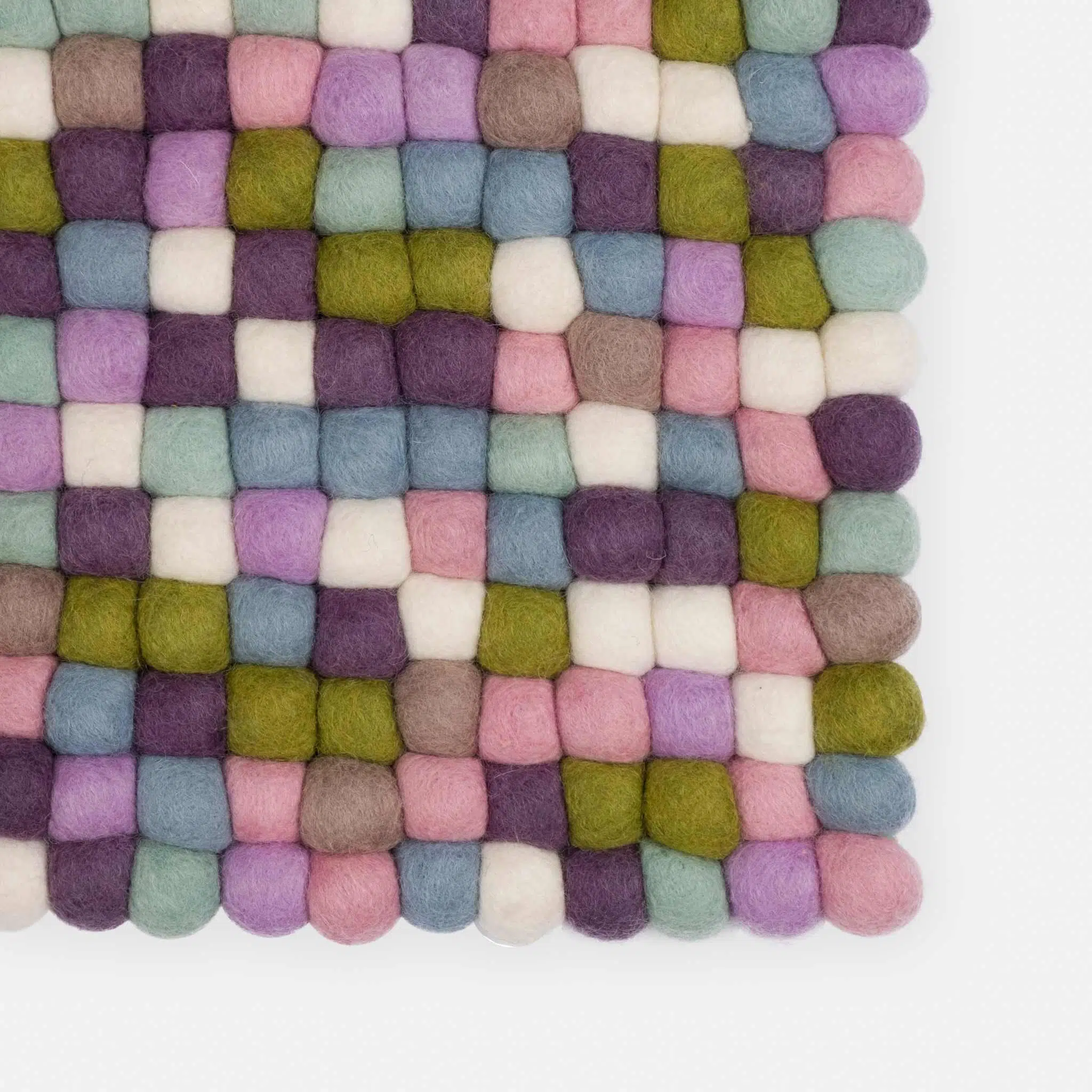 GRETA Felt Ball Rectangular Rugs - Image 3