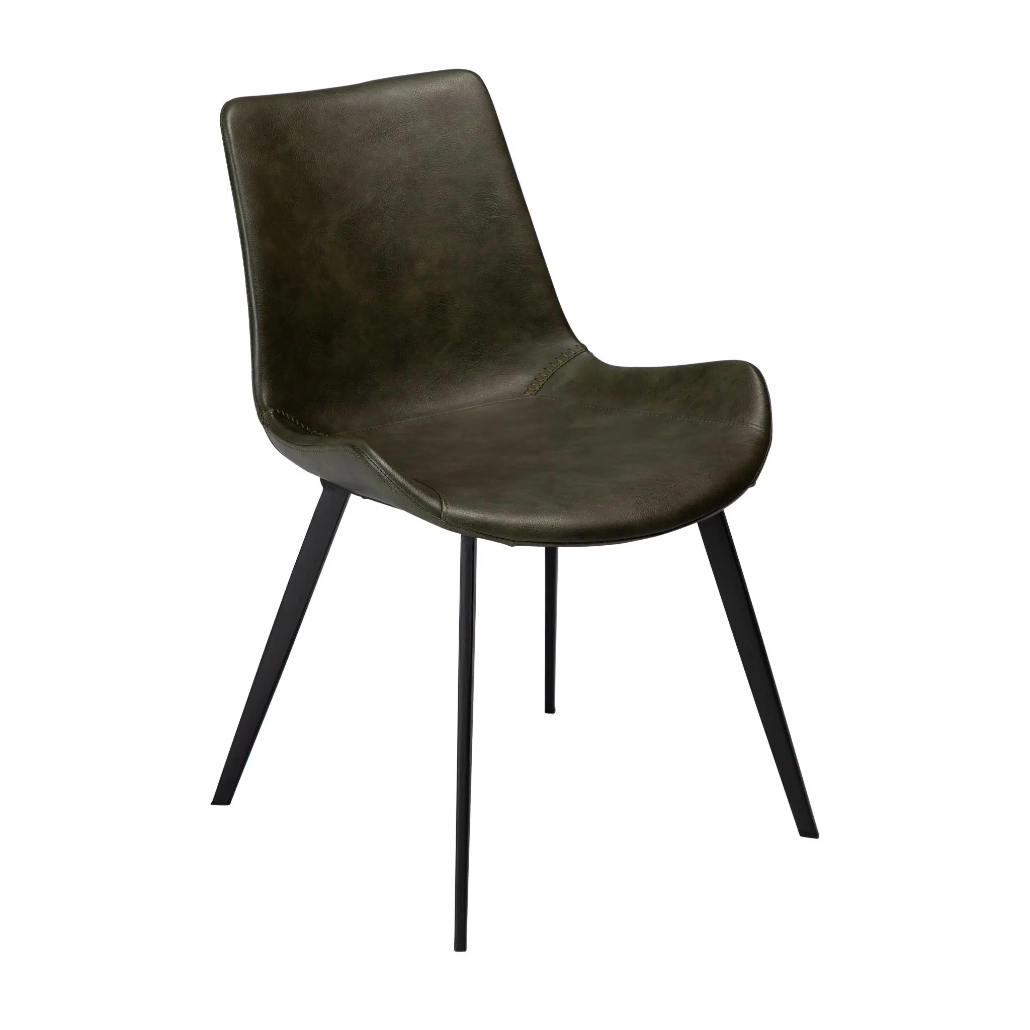 HYPE Dining Chair - Art. Leather, Black Metal Legs - Image 16