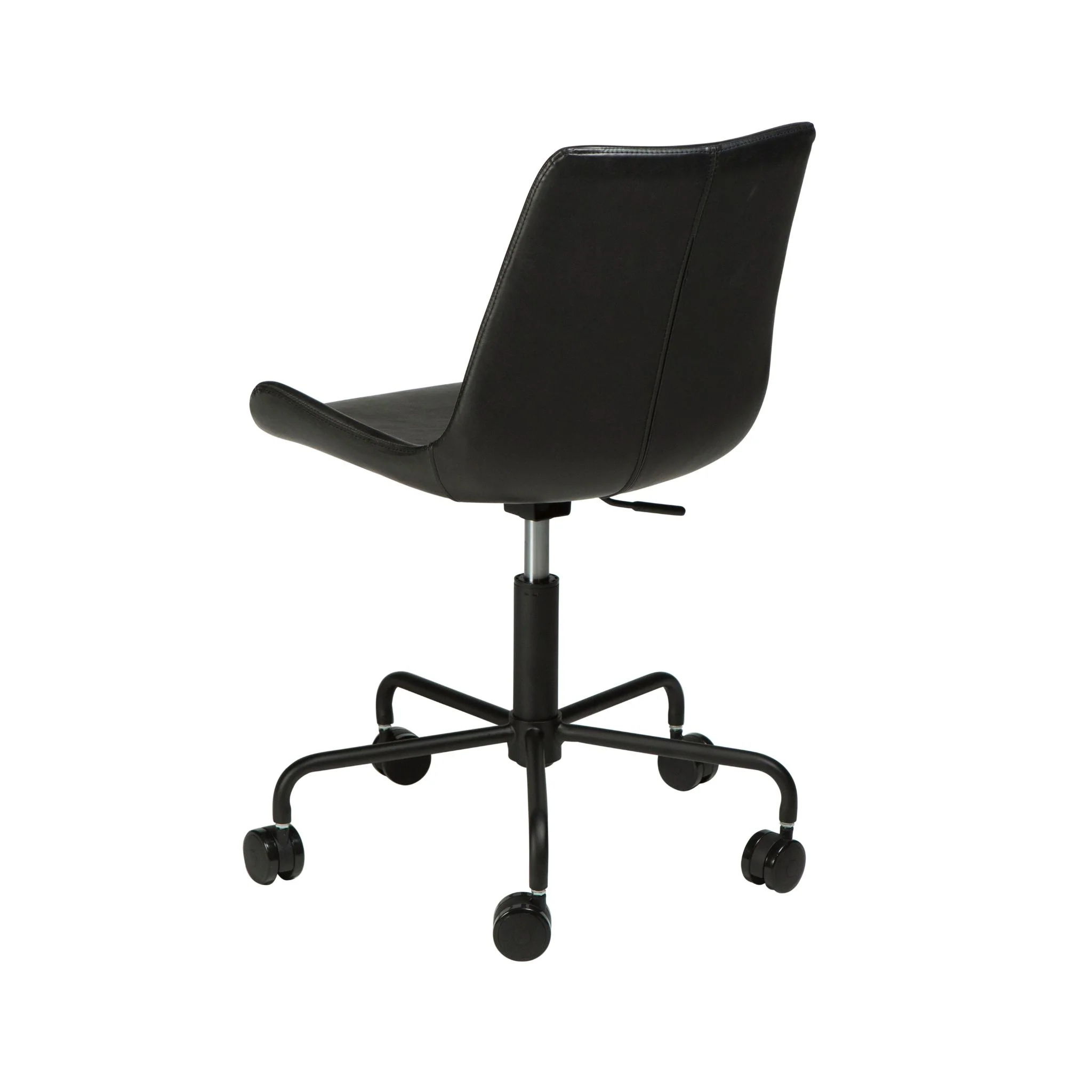 HYPE Office Chair - Art. Leather, Black Metal Legs - Image 6