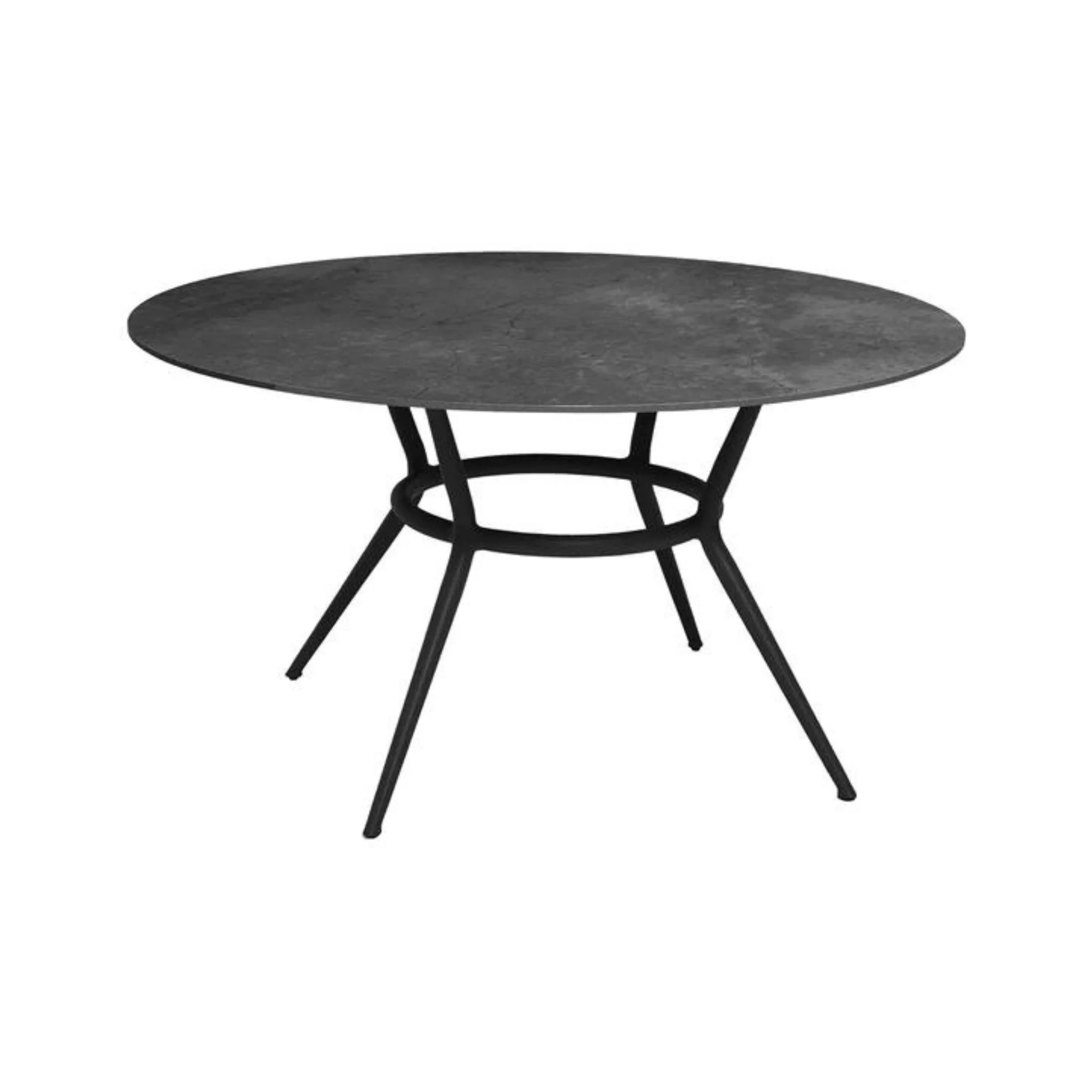 JOY Round Outdoor Table - Aluminium with Ceramic or Teak Top - Image 10