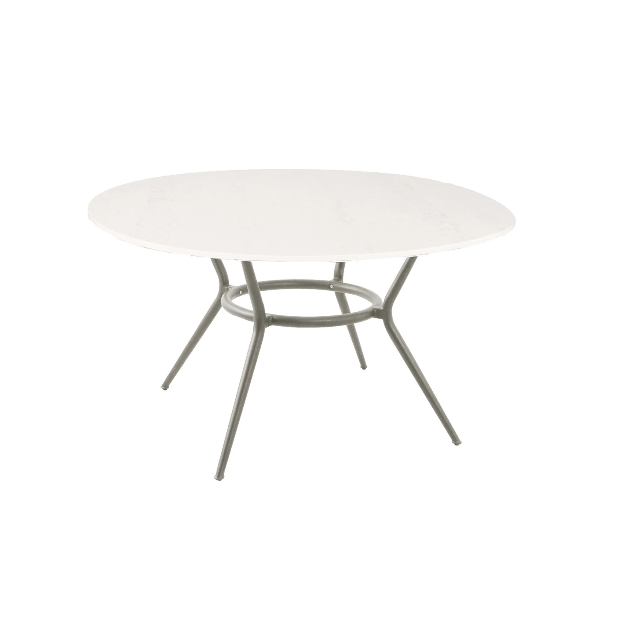 JOY Round Outdoor Table - Aluminium with Ceramic or Teak Top - Image 11