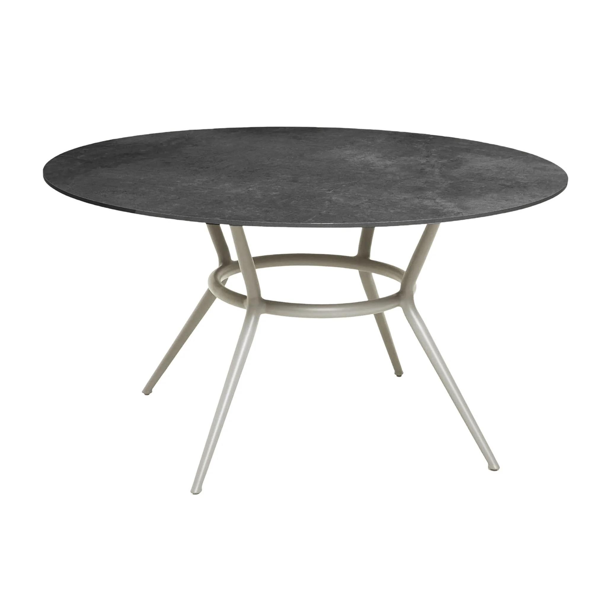 JOY Round Outdoor Table - Aluminium with Ceramic or Teak Top - Image 13