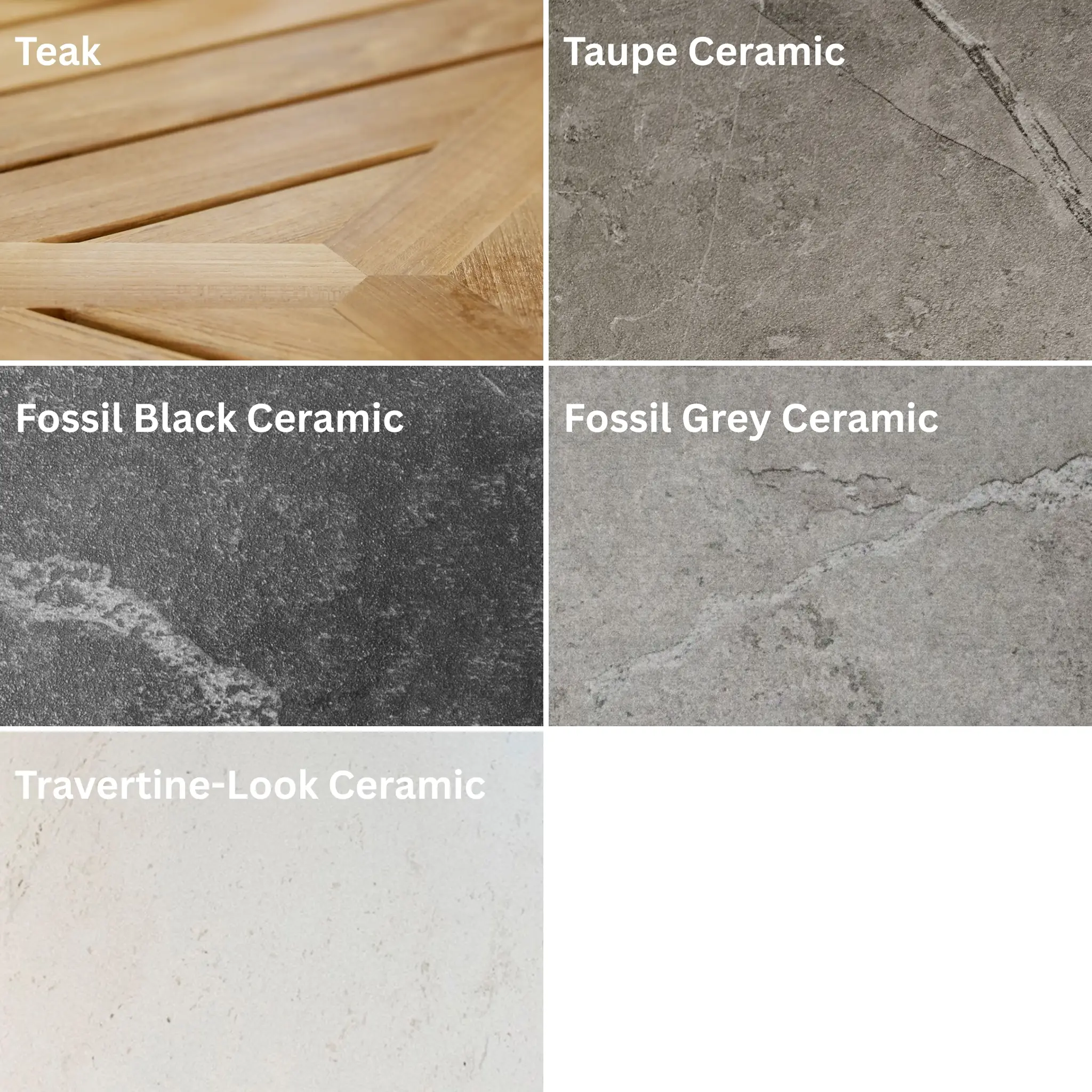 JOY Round Outdoor Table - Aluminium with Ceramic or Teak Top - Image 14