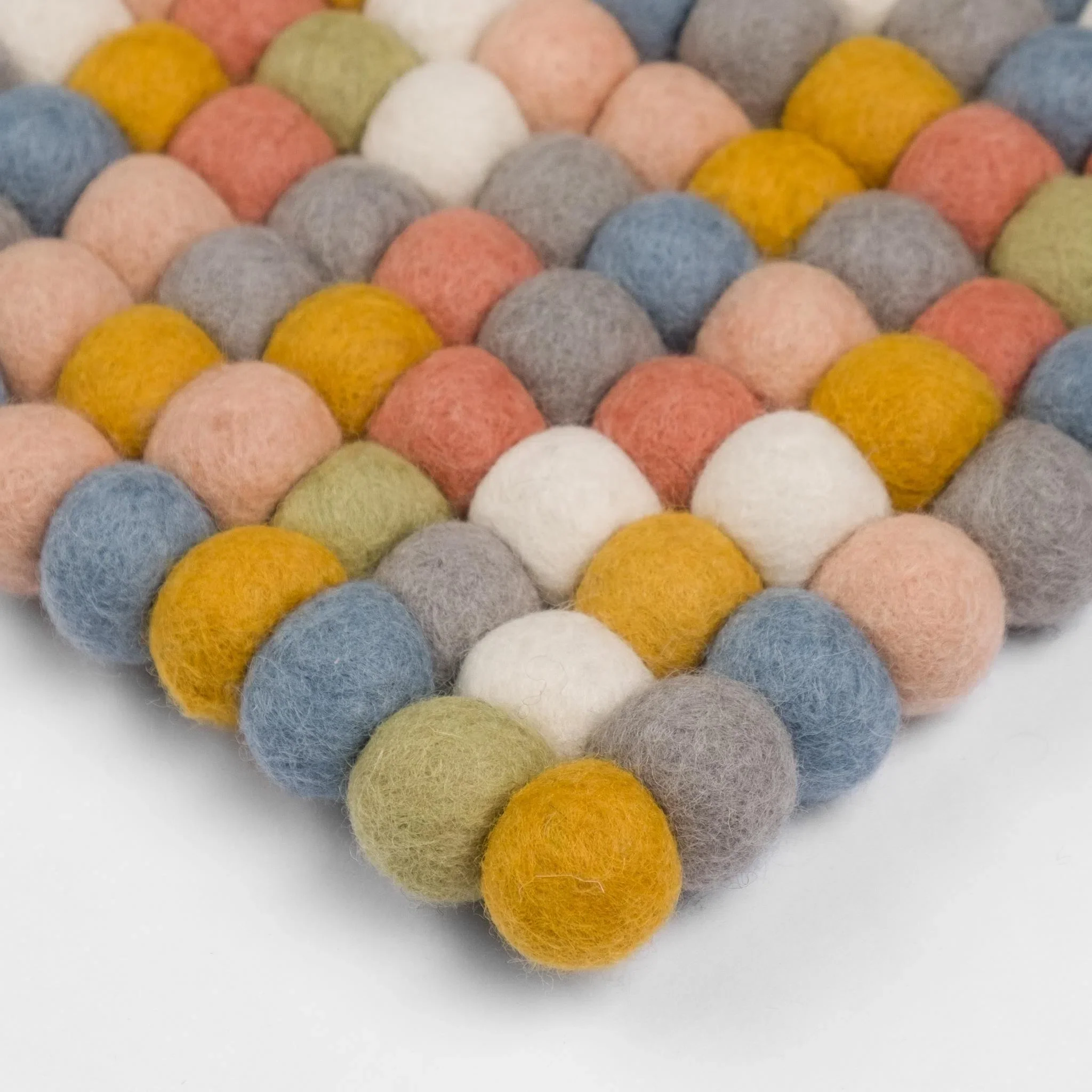 LIESE Felt Ball Rectangular Rugs - Image 5