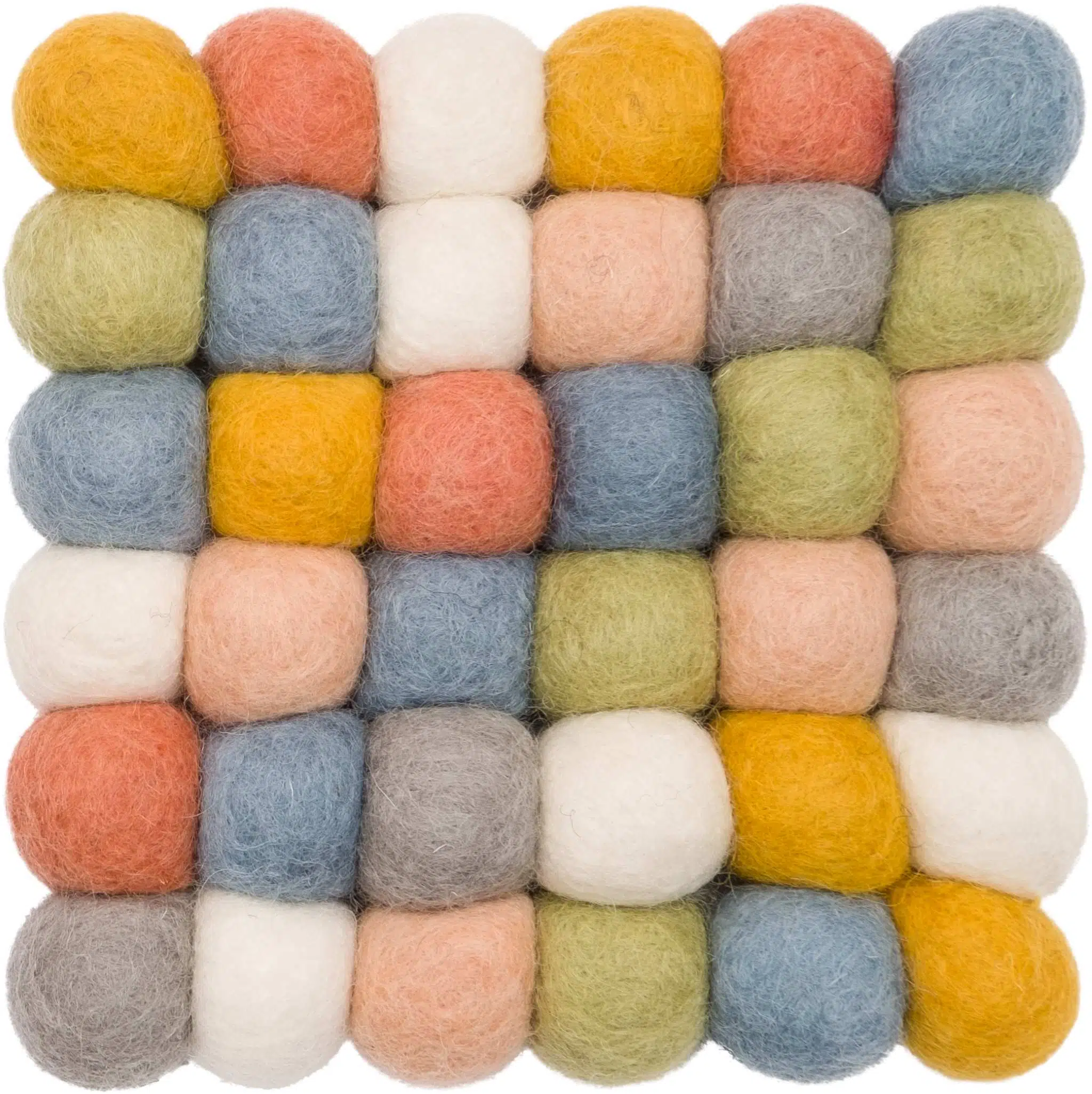 LIESE Felt Ball Rectangular Rugs - Image 6