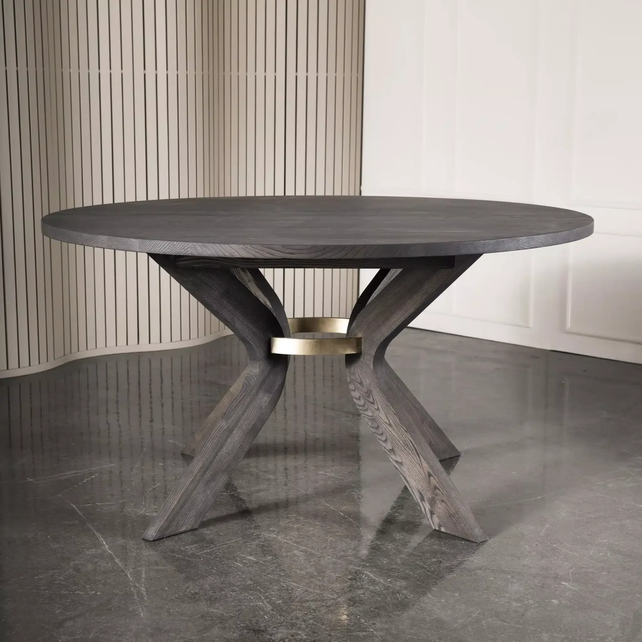 SYDNEY Solid Wood Round Dining Table - Image 4