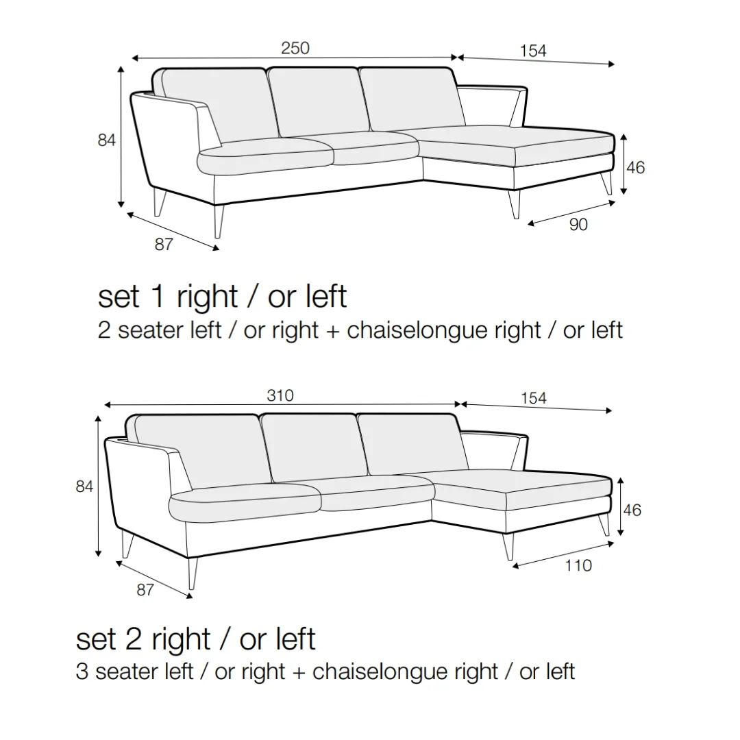 TIMJAN L-Shaped Chaise Longue Sofa - Image 7